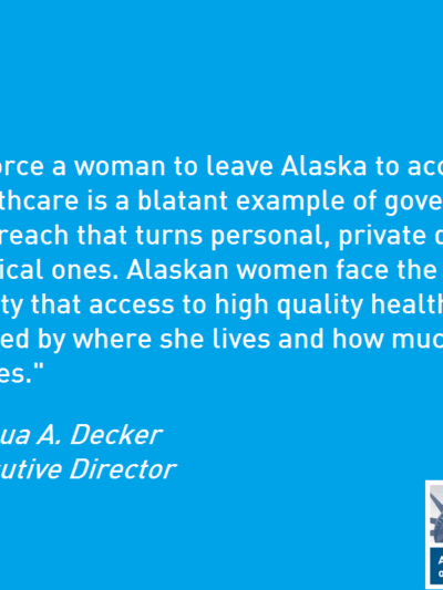 White text over a blue background quoting part of the press release.