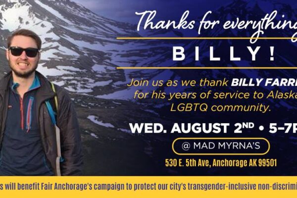 A flyer for Thanks for Everything, Billy!