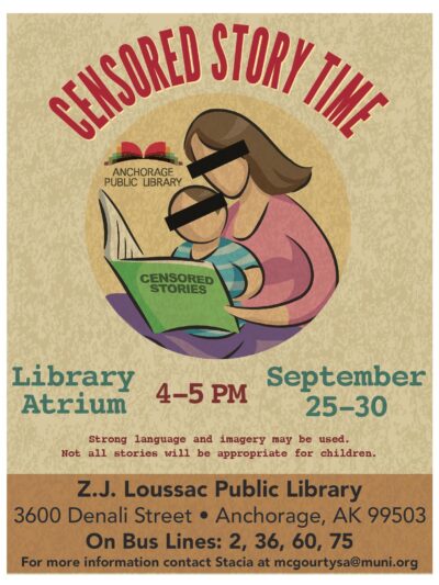 Flyer for Censored Story Time