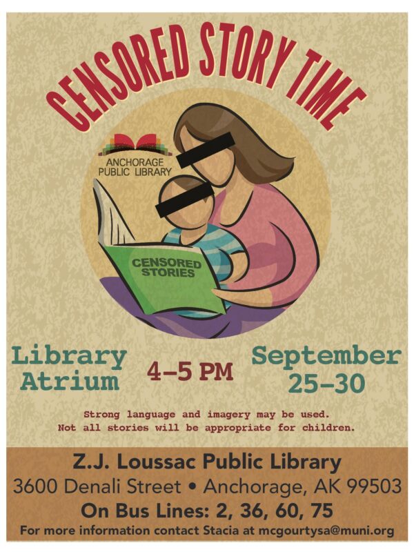 Flyer for Censored Story Time