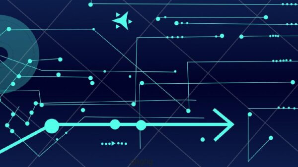 Blue background with image containing event details.