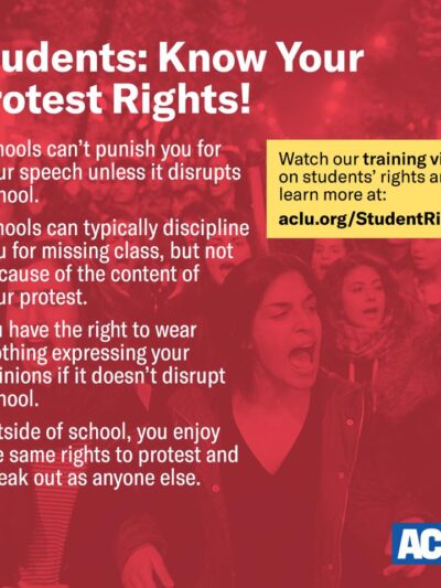 student protest rights