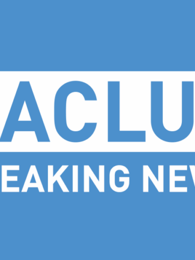 aclu BREAKING NEWS