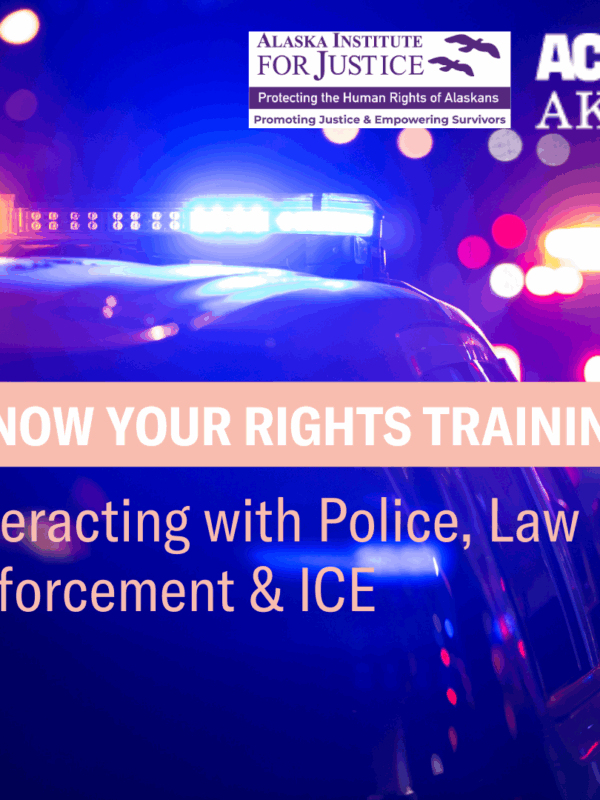 Know Your Rights Law Enforcement training
