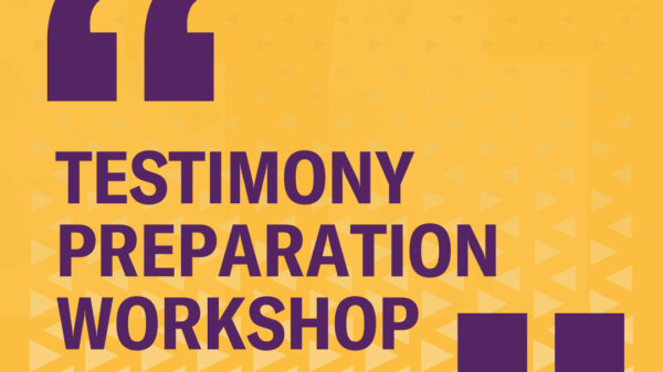 Testimony training preparation