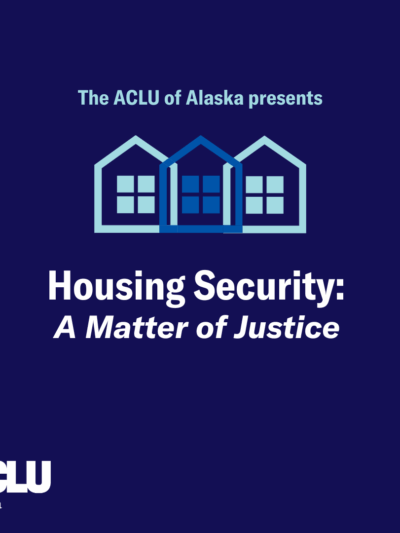 Housing Security: A Matter of Justice