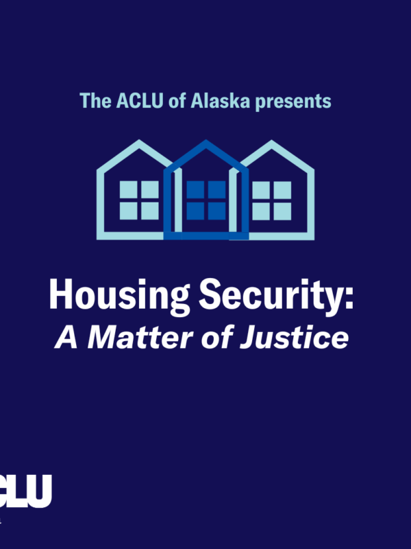 Housing Security: A Matter of Justice