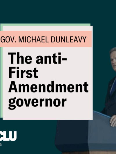 the anti first amendment gov