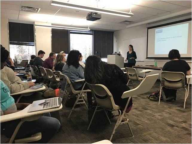 ACLU of Alaska's Legal and Policy Director Tara Rich speaking at UAA