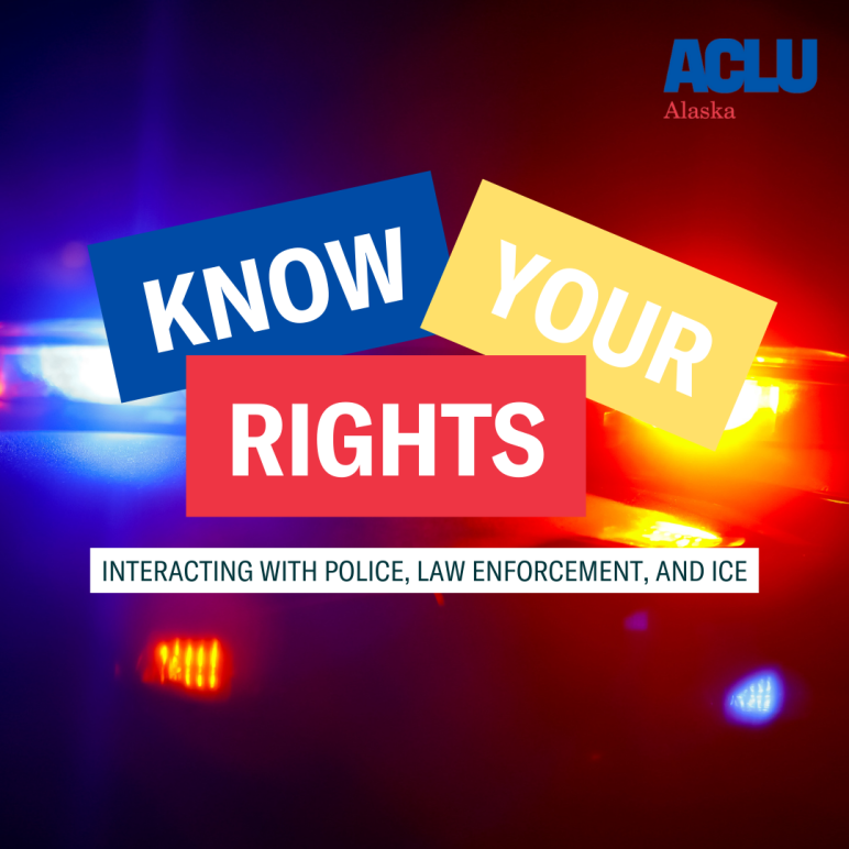 Know Your Rights Law Enforcement training