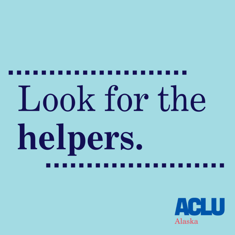 Look for the helpers