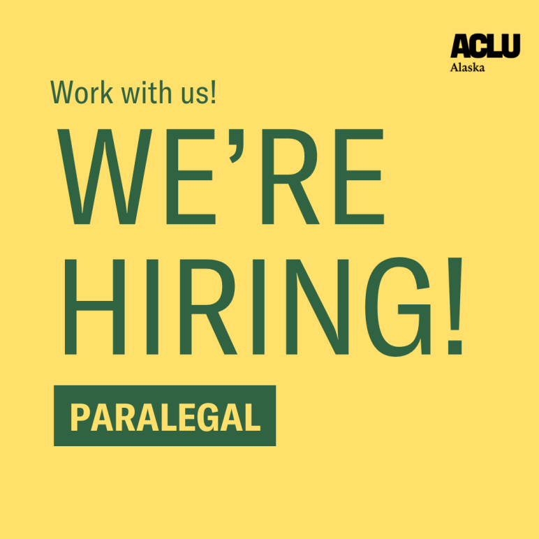 Work with us! We're Hiring a paralegal!
