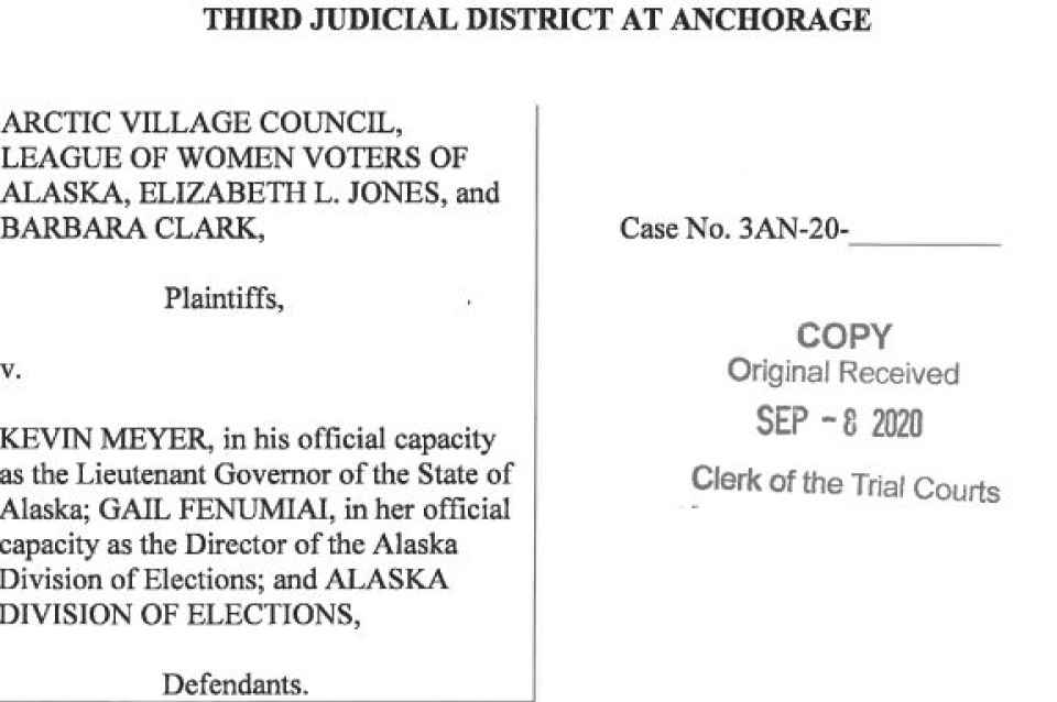 Lawsuit Challenges Alaska Witness Requirement For Absentee Ballots Aclu Of Alaska